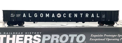 HO WALTHERS PROTO 920-105405 65' THRALL MILL GONDOLA ALGOMA CENTRAL AC # 1040