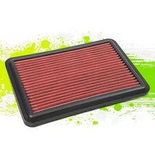 High Flow Washable Reuseable Panel Air Filter Red for Rouge Sport X-Trail 14-20