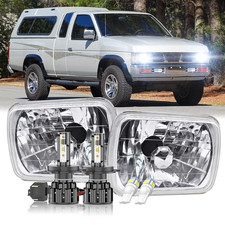 For 1995 1996-1997 Nissan Pickup Hardbody Led Headlights Hilo Sealed Beam 7x6 For 1995 1996-1997 Nissan Pickup Hardbody Led Headlights Hilo Sealed Beam 7x6