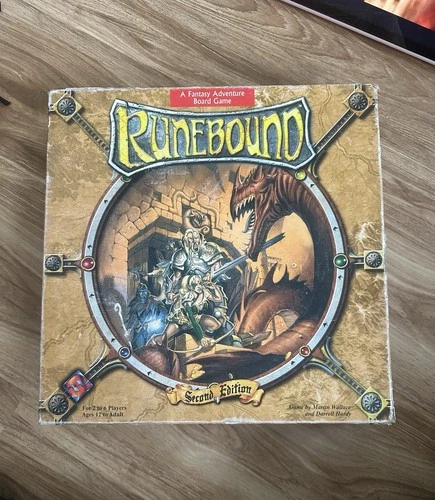 Runebound 2009 Second Edition Board Game- Missing 2 Pieces