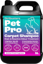 Pet Pro Carpet Cleaner Shampoo Solution (5L) Deep Cleaning Stain Remover with Od 4.42 per litre