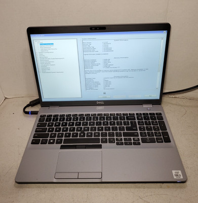 Dell Latitude 5510 15.6'' Laptop i5-10210U 4GB RAM No HDD/SSD/OS! BIOS PW! #69