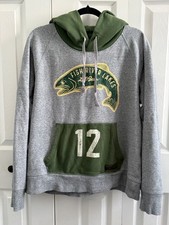 LL BEAN TODD SNYDER Mens Fish River Organic Terrycloth Hoodie Limited Rare SZ L