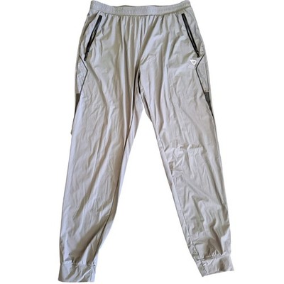 Baleaf Jogger Pants Womens Large Gray Excellent Zipper Pockets Laser Cut Vent