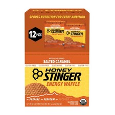 Honey Stinger Organic Energy Waffle Gluten Free Salted Caramel Healthy Snack
