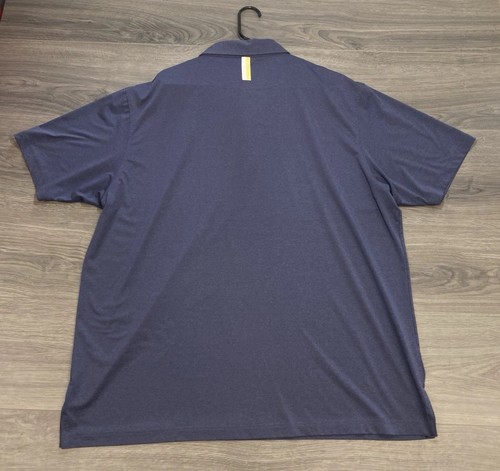 Rhoback Poloshirt Herren 3XL Blau Performance Stretch - Bild 6 von 7