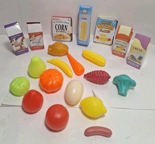 Mixed Lot of 21 Pieces of Pretend Play Food Items.