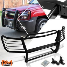 For 02-06 Chevy Avalanche Wcladding Bumper Brush Grill Guard Protector Black