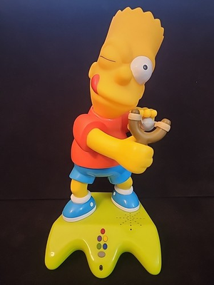 #ad #ad Planet Toys The Simpsons 2001 Electronic Talking Bart Simpson Room Guard 5049 $49.98