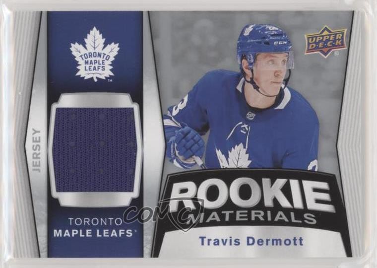 Travis Dermott #RM-TD 2018-19 Upper Deck Hockey Rookie Materials