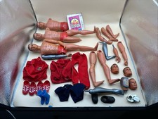 Product Image: VTG 1970s Kenner Six Million Dollar Man Steve Austin Parts Lot Heads Arms Bionic
