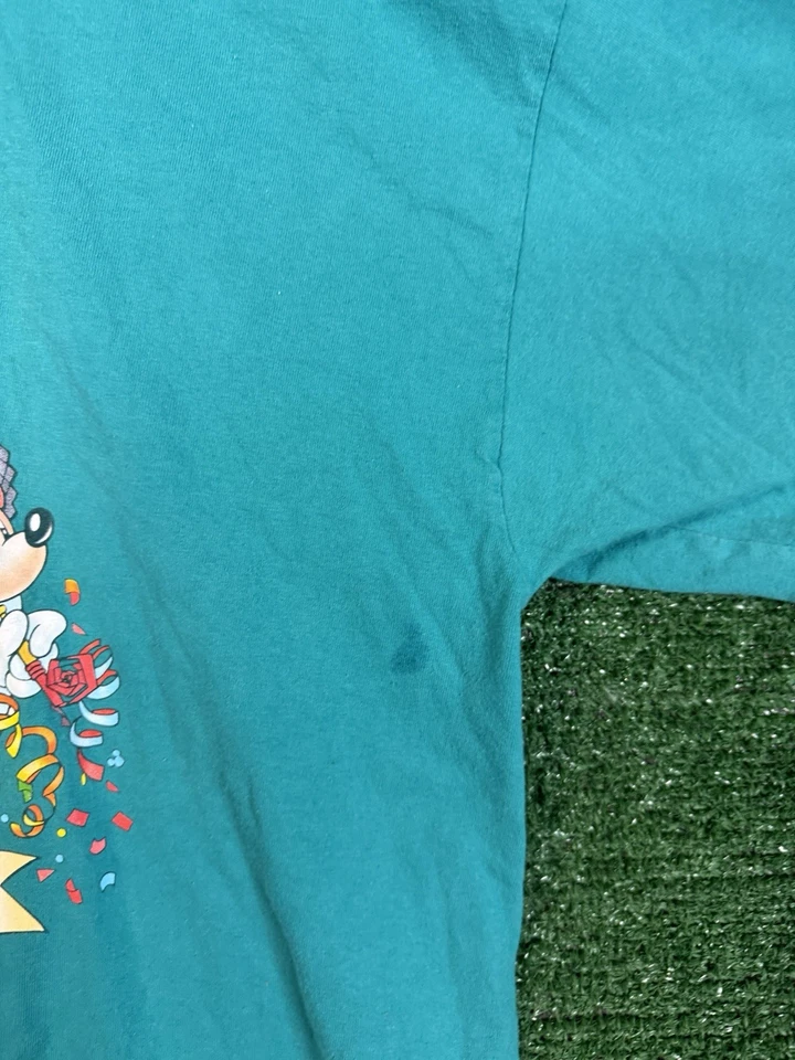 Camiseta De Colección Walt Disney World Talla XXL Epcot 2000 Azul Manga Corta Y2K Foto 3 de 4