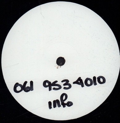 Terrajacks Together 12'' vinyl UK 1992 white label has contact number hand