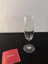 Nancy or Sévigné Uni Baccarat Crystal Champagne Flutes