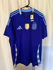 Authentic Adidas Argentina FIFA World Cup 2022 Champions Jersey XL Slim NWT