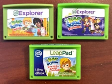 3 Leap Frog LeapPad Explorer Learning Games Leap Pad 1 2 3 XDI Ultra Ultimate