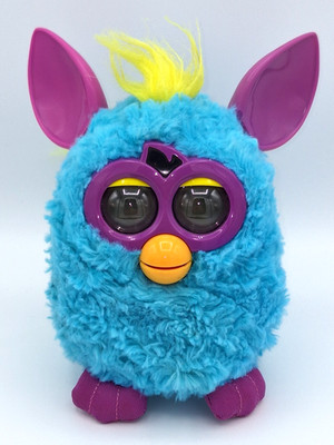 Furby Hasbro Blau Lila Gelb Türkis - 2012 - Geprüft - Elektronisch Spielzeug