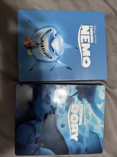 Finding Nemo  Finding Dory 4K HD Blu-Ray Limited Edition Steelbook Set New Open