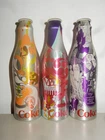 3 COCA COLA COKE 2005   M5  aluminium Bottle cans from BELGIUM  (200ml)