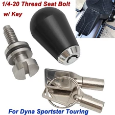 Seat Lock 2 Key Push Pin Seat Bolts For Harley Dyna Sportster Touring Road Glide