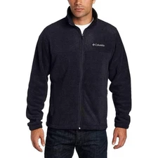 Columbia Men's Big & Tall Black Granite Mountain Fleece Jacket NEW Size XLT