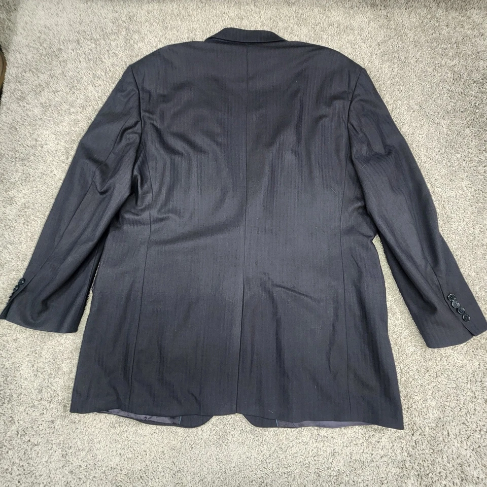 Brooks Brothers 346 Hombres 48L Lana Elastizada 2 Botones Chaqueta Pantalones Azul Marino Lujo Foto 3 de 4