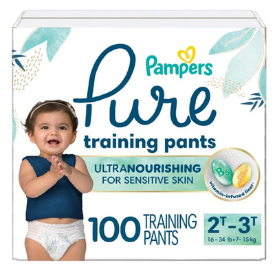 Pampers Pure Protection Training Pants - Size 2T-3T, 100 Count