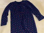 JC !WOW! BABY GAP 0-3M Heart Print Cotton Footed Sleeper Outfit — photo 1