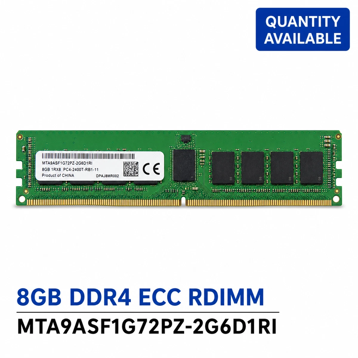 Micron PC4-21300 (DDR4-2666) Bus Speed Computer RAM 8 GB Capacity