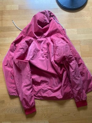 Original Penguin Windbreaker Rot Gebraucht Grösse M