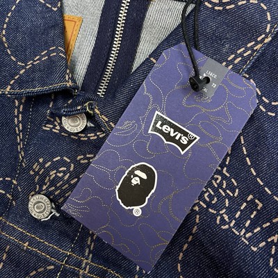 Bape x Levi Denim Jean Jacket - Size - L - Bathing Ape