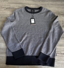 Ben Sherman Crew Neck Navy Pullover Size Small NWT