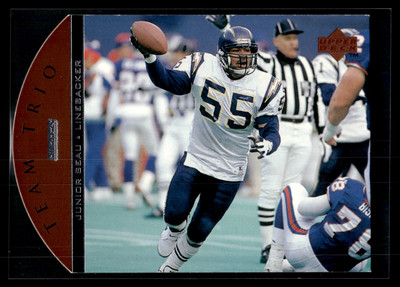 Junior Seau 1996 Upper Deck - Team Trio Card #TT67