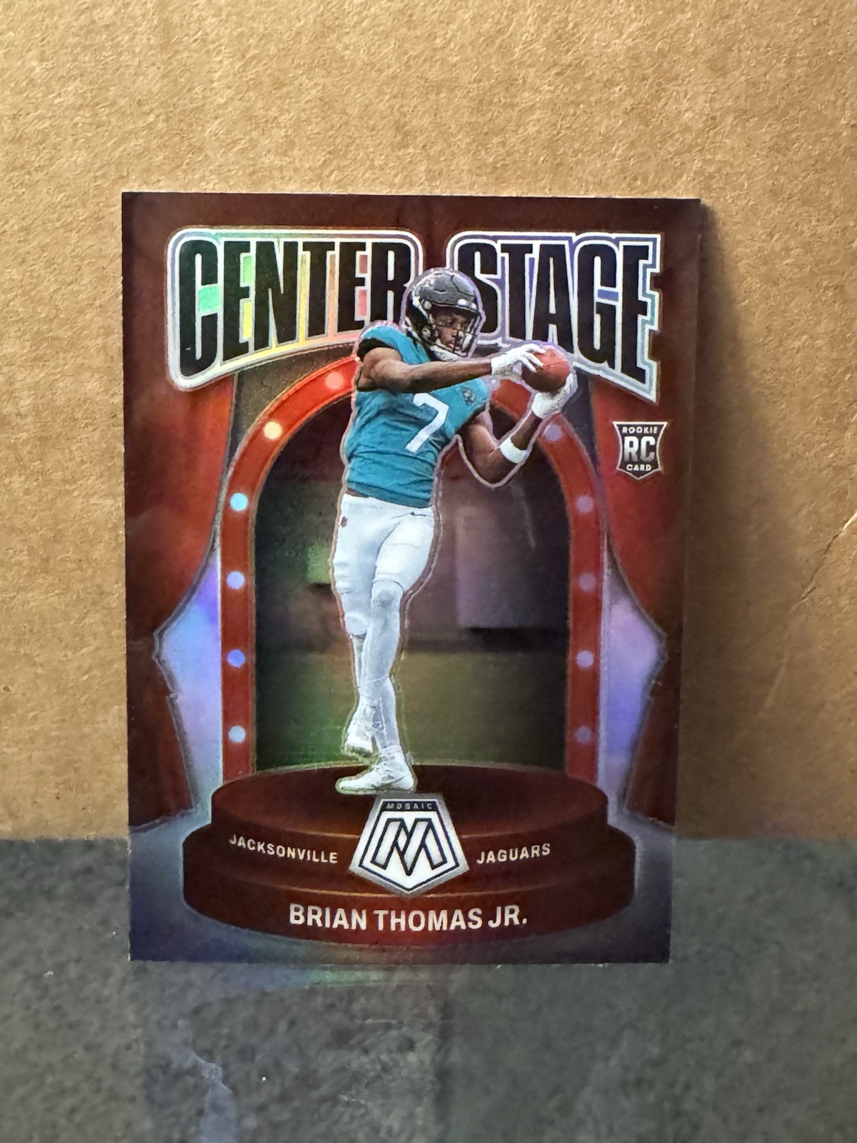 2024 Panini Mosaic - Center Stage Brian Thomas Jr. #4 Silver Prizm (RC)