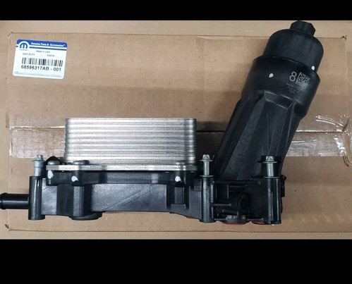 68596317AB MOPAR OEM 3.6L OIL COOLER FILTER HOUSING *BRAND NEW* - Picture 1 of 2