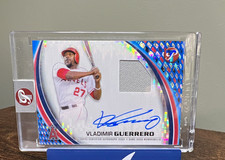 Topps Pristine Baseball 2026 Vladimir Guerrero Auto Relic PPAR-VG 58/75