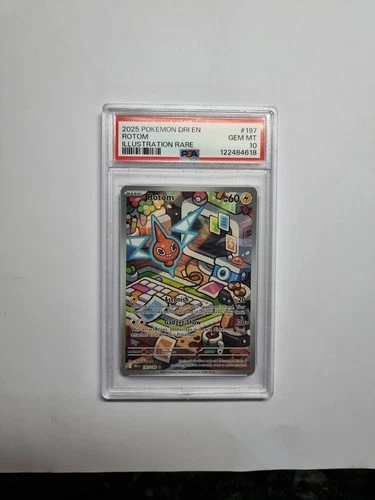 Pokemon SV Destined Rivals Rotom #197/182 PSA 10