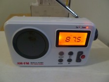 Portable AM/FM PLL Alarm Radio Smart Preset Feature SY-8801