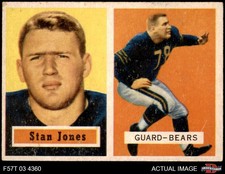 1957 Topps #96 Stan Jones Bears HOF Maryland 5 - EX