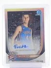 NIKOLA TOPIC 2025-26 BOWMAN CHROME REFRACTOR ROOKIE AUTO /499 Q5677