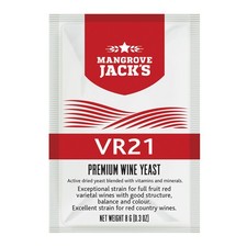 Mangrove Jacks Premium Red Wine VR21 Yeast 8g Sachet For Full Fruit Red Wines