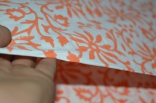 5 Yard Hand Block Fabric Floral Print 100 Cotton NO TARRIF CHARGES 100 ZK 200