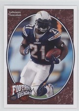 2008 Upper Deck Football Heroes LaDainian Tomlinson #59 HOF w1s