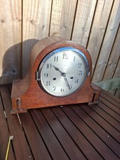 Smiths Enfield Vintage Mantel Clock Wooden