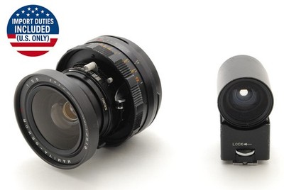 【Exc+5 w/ Finder】 Mamiya Sekor P 75mm F5.6 Lens for Press Super 23 From JAPAN