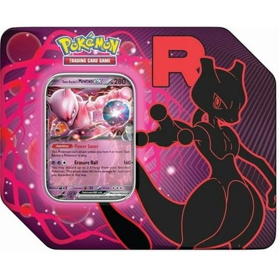 Pokemon TCG: Team Rocket Tin Team Rocket's MEWTWO EX NEW FACTORY SEALED 5 PACKS | eBay Pokemon TCG: Team Rocket Tin Team Rocket's MEWTWO EX NEW FACTORY SEALED 5 PACKS | eBay