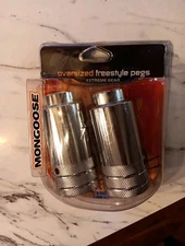 MONGOOSE BMX ORIGINAL BICYCLE PEGS OVERSIZED FREESTYLE 45462