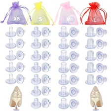 24 Pairs Heel Protectors for Shoes, 4 Sizes High Heel Protectors for Walking ...