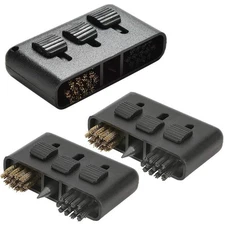 Golf Club Brush, 3Pack 3 in 1 Retractable Multiple-use Golf Club Groove Cleaners