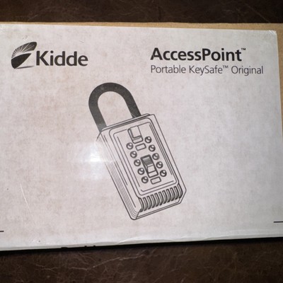 Kidde AccessPoint 001166 KeySafe 3-Key Portable Push Button Key Safe Box, Tit...